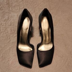 Circus by Sam Edelman Black Satin Heels
